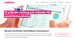 Desktop Screenshot of nobicon.se